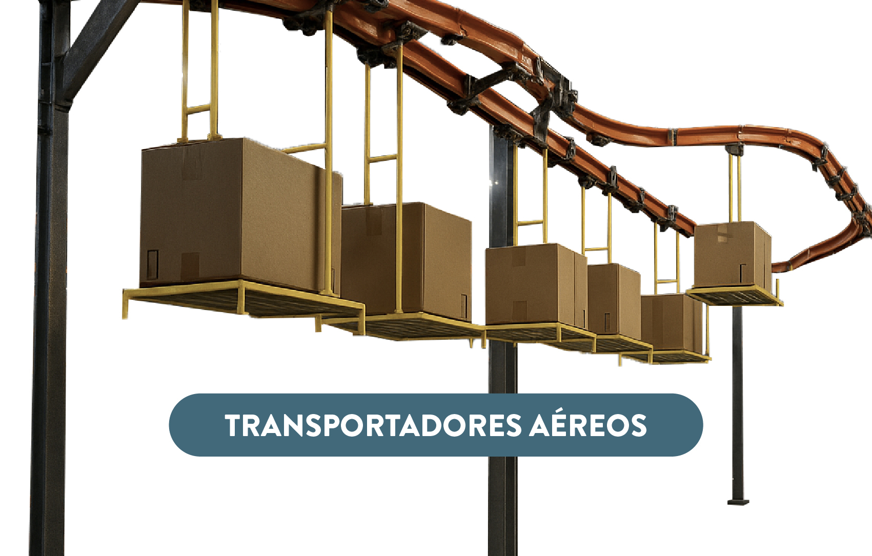 Transportadores aéreos: una alternativa para eficientar tu producción